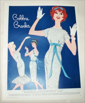 1958 Bobbie Brooks Clothing ad
