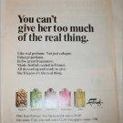 1969 Faberge Perfume ad