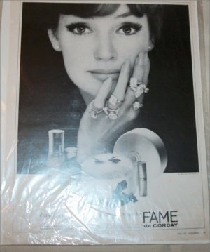 1965 Fame De Corday Perfume ad