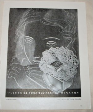 1948 Fleurs De Rocaille Parfum De Caron ad