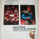 1971 Camel Filters Cigarette Rock Band ad