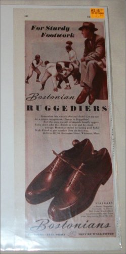 1945 Bostonians Shoes ad