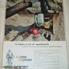General Telephone & Electronics Spadework ad