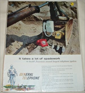 General Telephone & Electronics Spadework ad