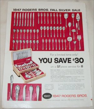 1957 1847 Rogers Brothers Silverware ad