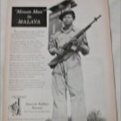 1951 Natural Rubber Bureau Malaya ad