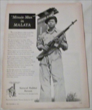 1951 Natural Rubber Bureau Malaya ad