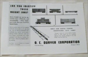 O. C. Duryea Corporation ad