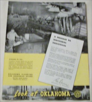Oklahoma Planning and Resources Board ad
