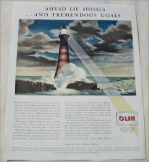 Olin Industries Lighthouse ad