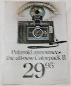 1969 Polaroid Colorpack II Camera ad #2
