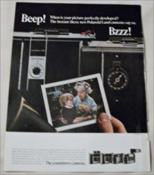 1969 Polaroid Countdown Land Cameras Grandmother ad