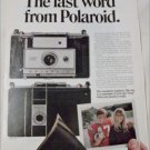 1969 Polaroid Countdown 350 Camera Football ad