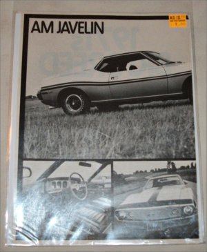 1971 American Motors Javelin Article
