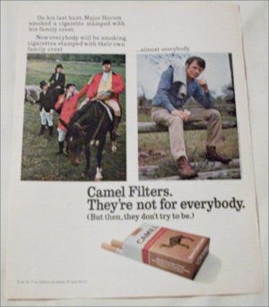 1971 Camel Filters Cigarette Major Hocum ad
