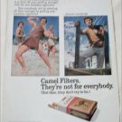 1971 Camel Filters Cigarette Muscle Beach ad