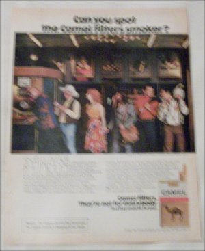 1972 Camel Filters Cigarette Spot the Camel Smoker ad #1