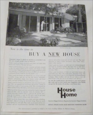 House & Home ad