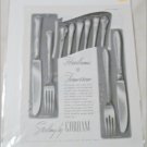 1948 Gorham Silverware Christmas ad