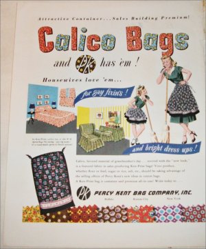 1948 Percy Kent Bag Company ad