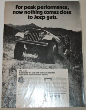1971 American Motors Jeep ad