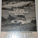 1971 American Motors Jeepster Commando Badlands ad