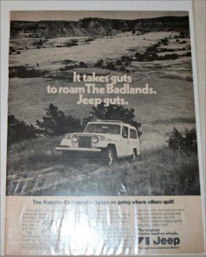 1971 American Motors Jeepster Commando Badlands ad