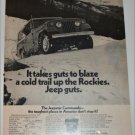 1971 American Motors Jeepster Commando Rockies ad