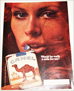1973 Camel Cigarette Woman ad