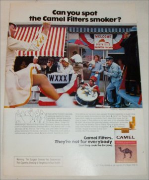 1973 Camel Filters Cigarette Spot the Camel Smoker ad #3