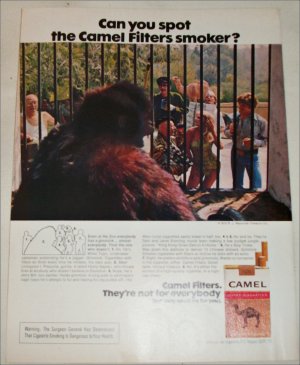 1973 Camel Filters Cigarette Spot the Camel Smoker ad #4