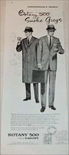 Botany 500 Smoke Greys Suit ad