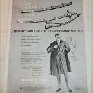 1959 Botany 500 Topcoat & Suit ad