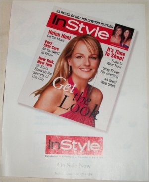 2000 InStyle ad featuring Helen Hunt