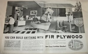 1955 Fir Plywood Association ad