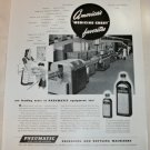 1947 Pneumatic Packaging and Bottling Machinery ad