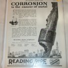 1925 Reading Pipe Company ad