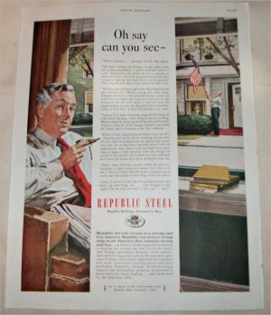 1951 Republic Steel Oh Say ad