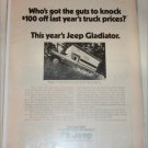 1971 American Motors Jeep Gladiator pickup truck ad