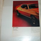 1971 American Motors Javelin AMX car ad