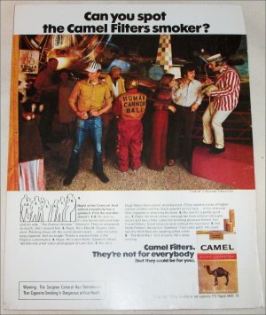 1974 Camel Filters Cigarette Spot the Camel Smoker ad #5