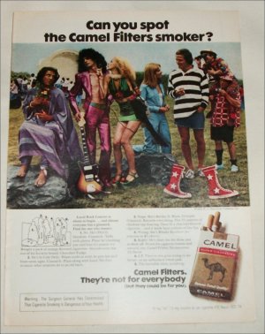 1974 Camel Filters Cigarette Spot the Camel Smoker ad #6