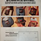1974 Camel Filters Cigarette Denim Patch ad