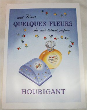 Houbigant Quelques Fleurs Perfume ad