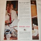 1952 Republic Steel Here We Go Again ad