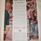 1952 Republic Steel Willie ad
