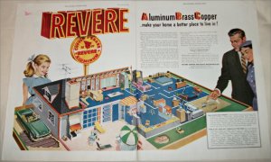 1955 Revere Copper & Brass Incorporated ad
