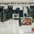 1972 Polaroid Land Cameras ad