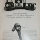 1981 Polaroid Time-Zero Cameras ad