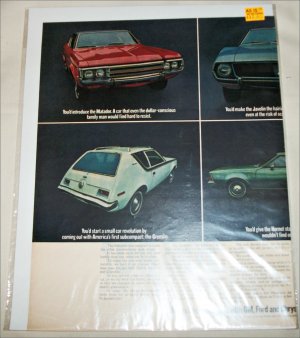 1971 American Motors Lineup car ad #3